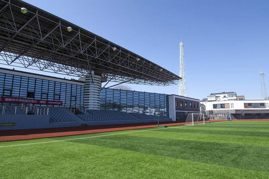 敦化体育场看台网架工程